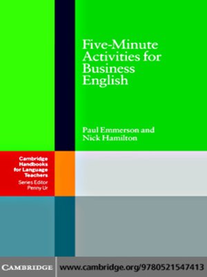 cover image of Five-Minute Activities for Business English
